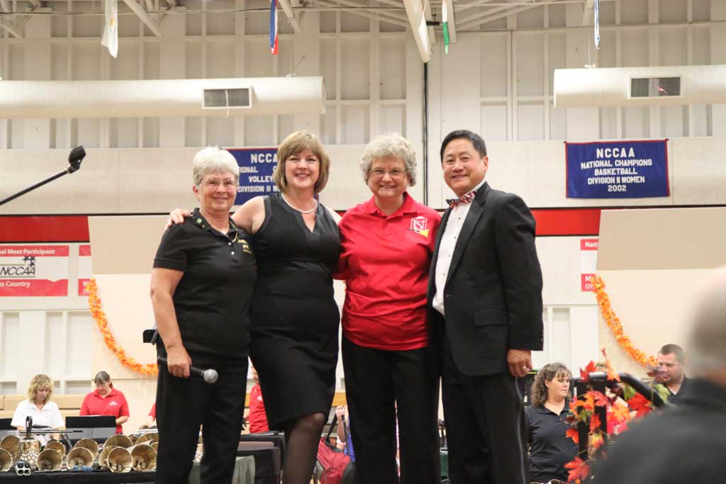 Nancy & Lois with directors Barbara Meinke & Larry Sue